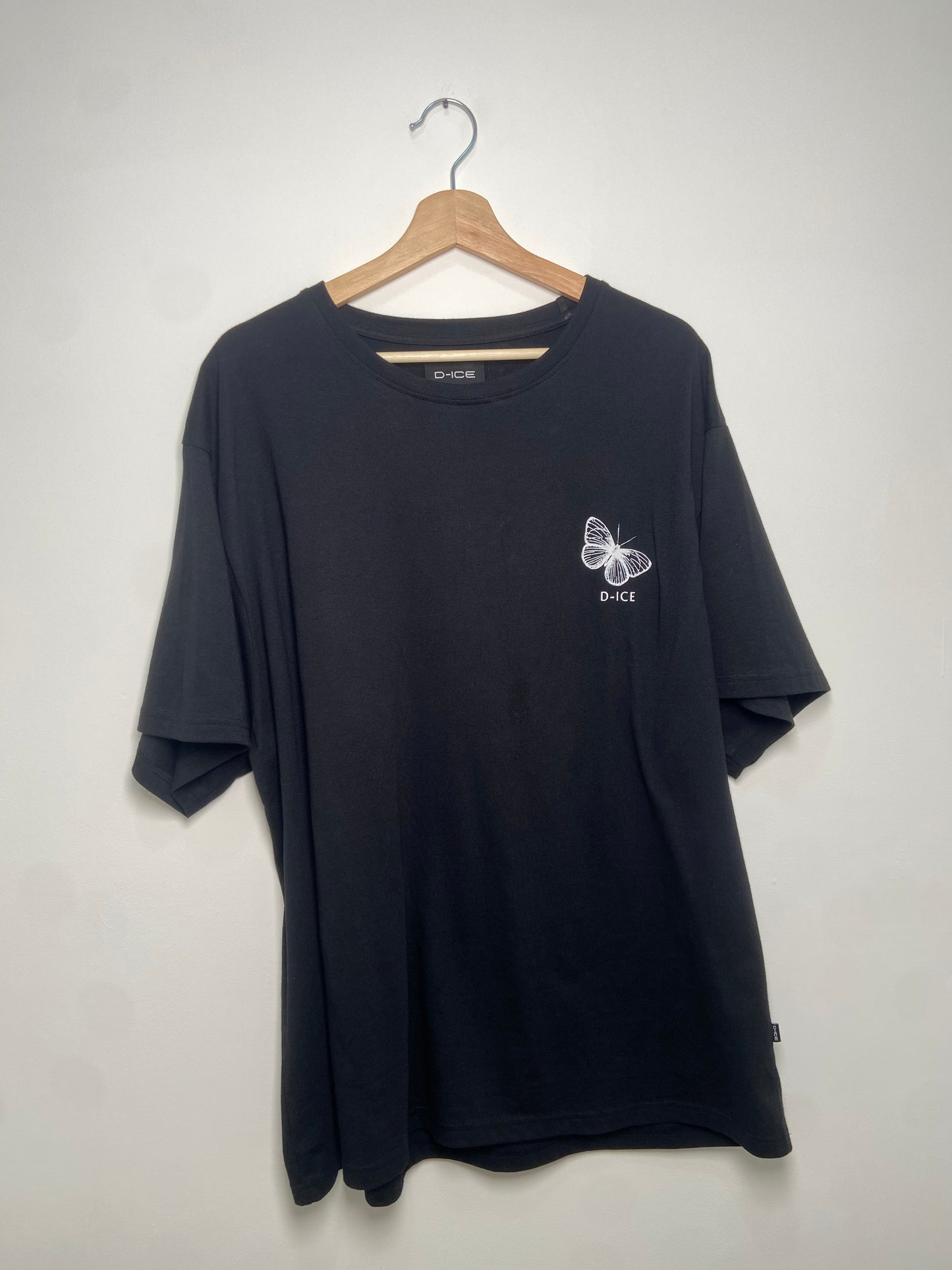 D-ICE Butterfly oversized T in Black