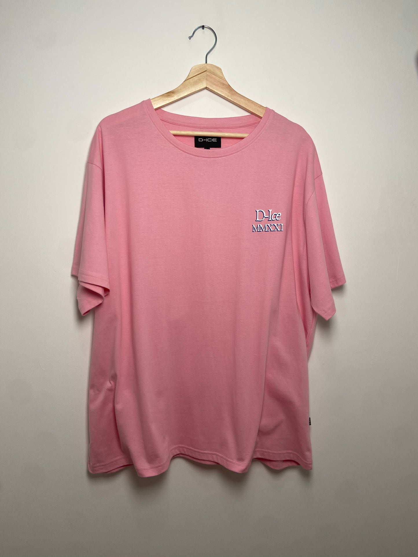 D-ICE MMXXI oversized T in Washed Pink