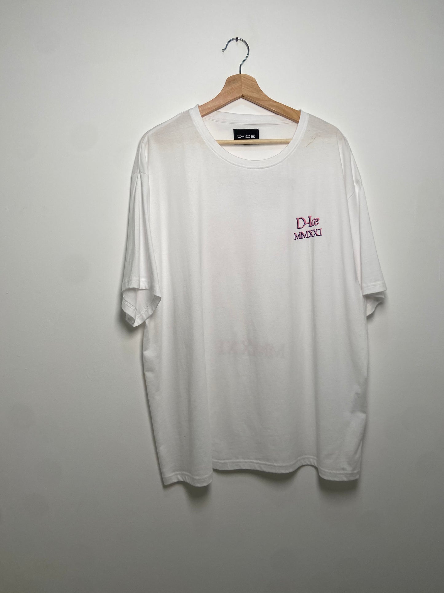 D-ICE MMXI oversized T in White