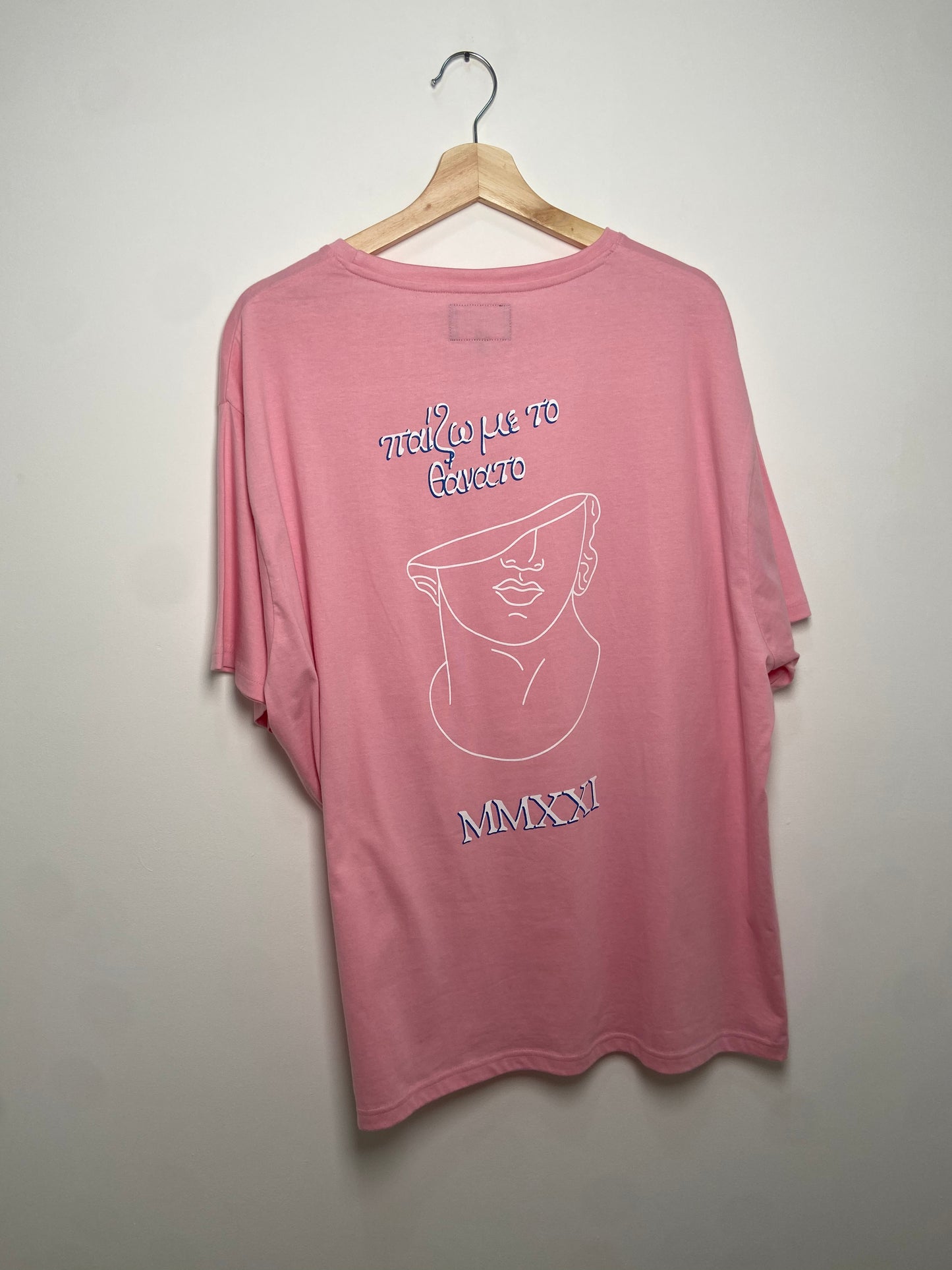 D-ICE MMXXI oversized T in Washed Pink