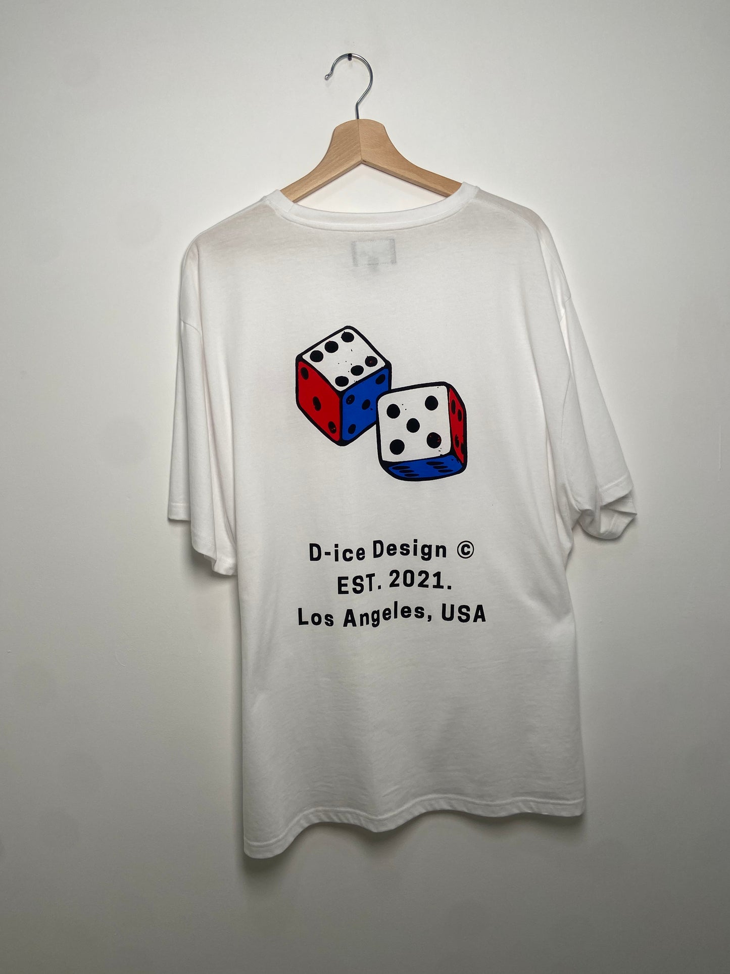 D-ICE Classic oversized T in White