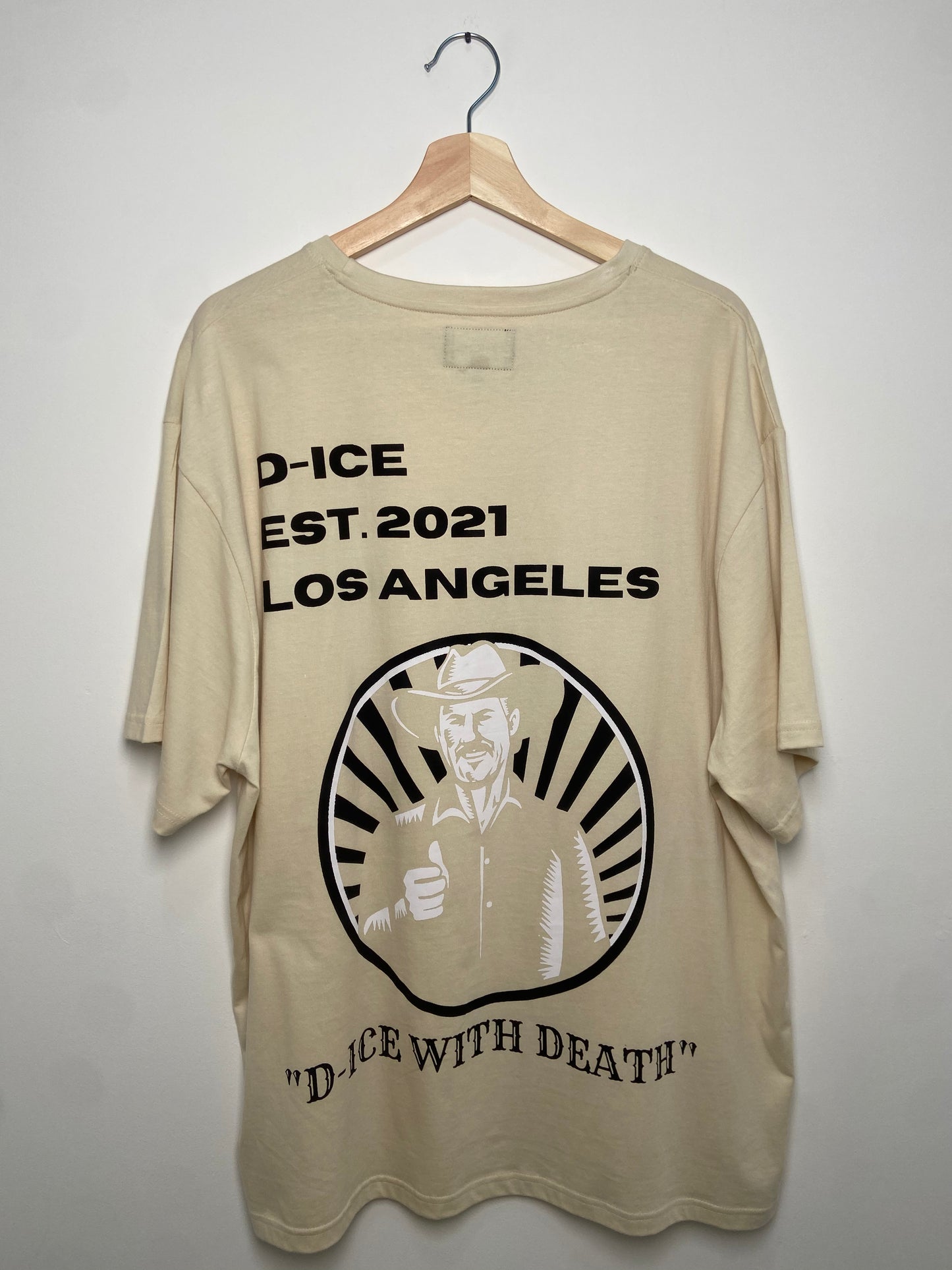 D-ICE Cowboy oversized T in Beige