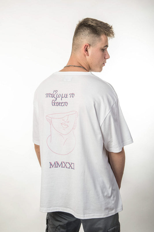 D-ICE MMXI oversized T in White
