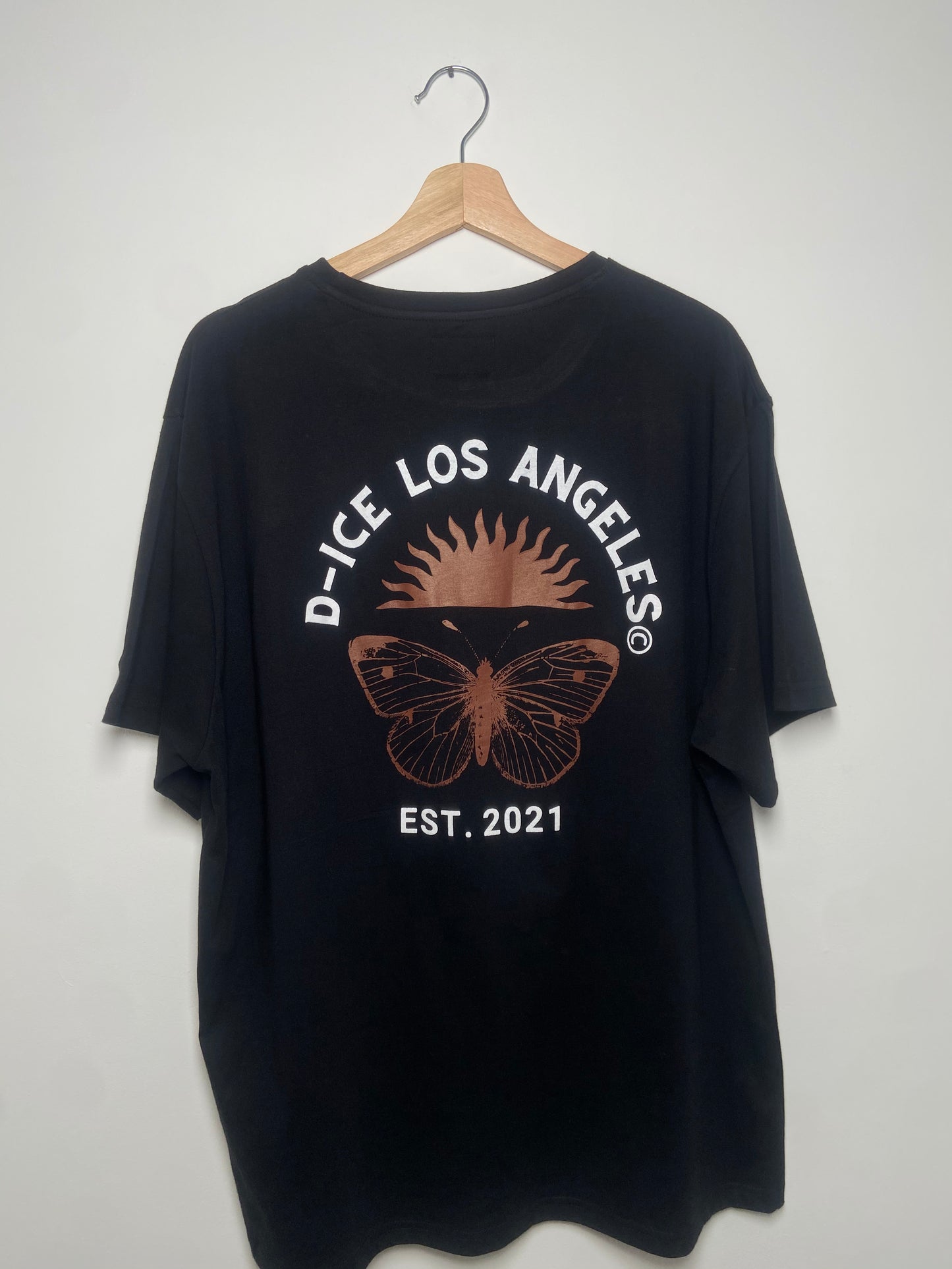 D-ICE Los Angeles oversized T in Black