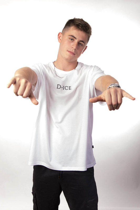 D-ICE Logo oversized T in White