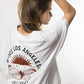 D-ICE Los Angeles oversized T in White