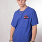D-ICE Surf oversized T in Royal Blue