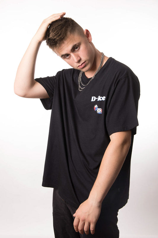 D-ICE Classic oversized T in Black