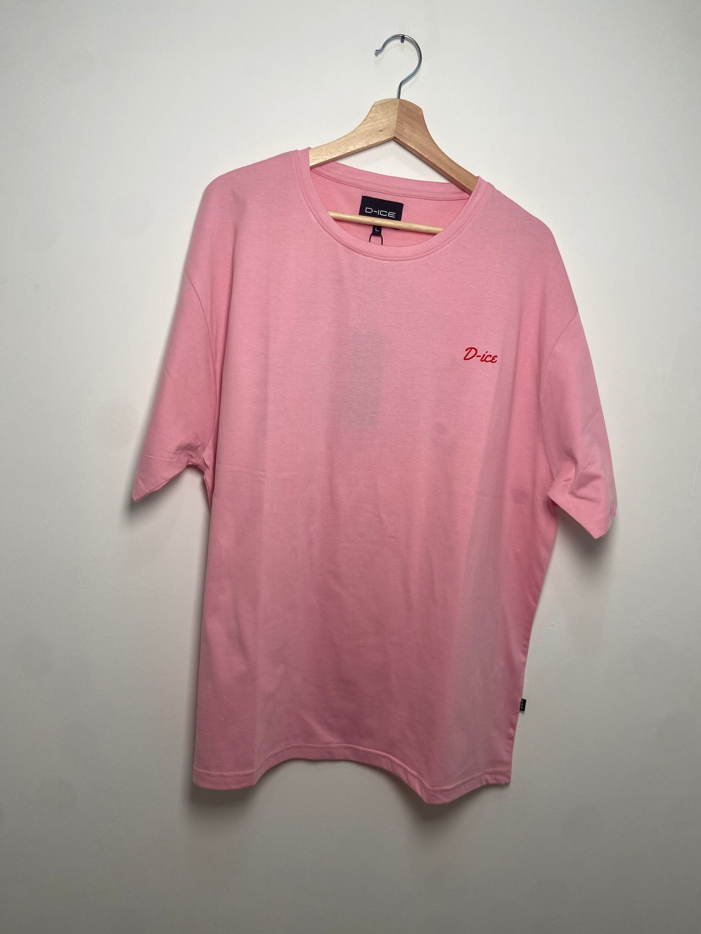 D-ICE Surf oversized T in Soft Pink