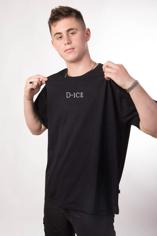 D-ICE Logo oversized T in Black