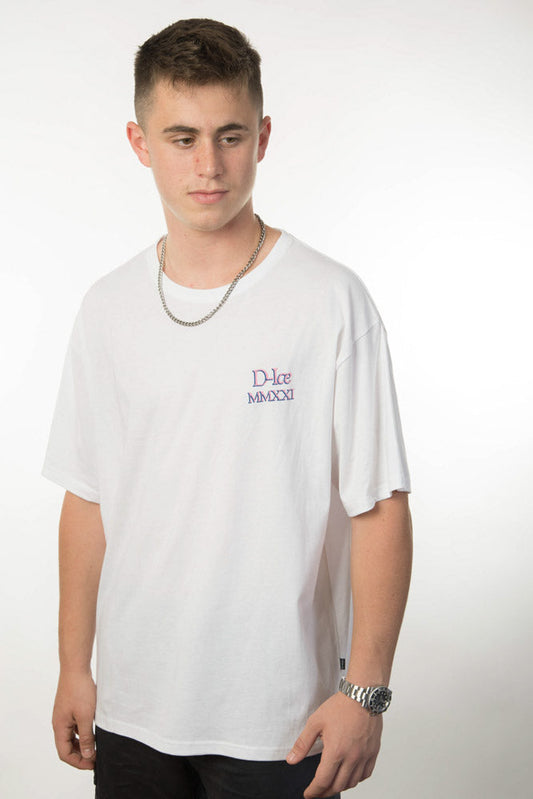 D-ICE MMXI oversized T in White