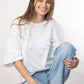 D-ICE Los Angeles oversized T in White