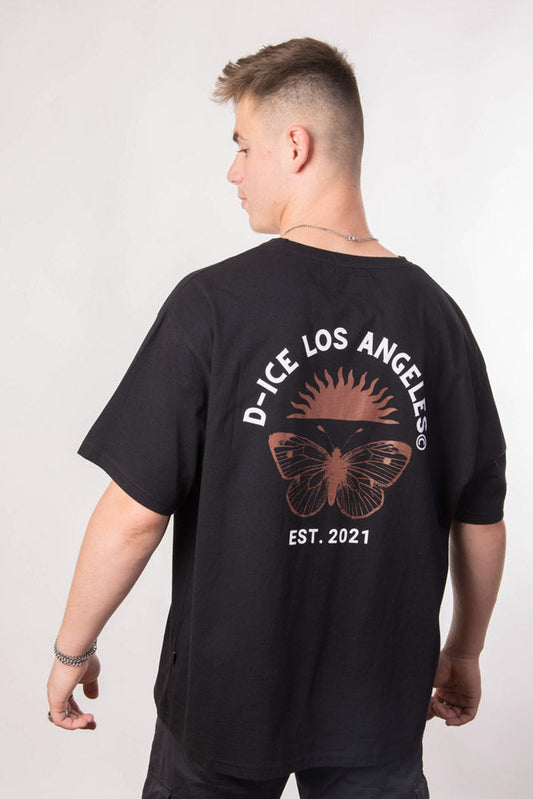 D-ICE Los Angeles oversized T in Black